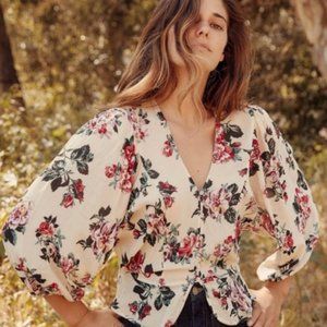 Christy Dawn Emmy Top in Floribunda Rose